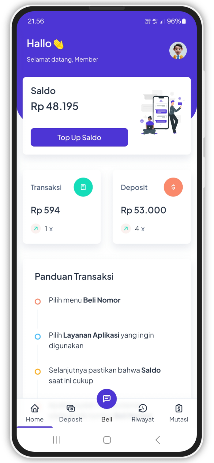 ChilTalk JASA SMS OTP - Jasa Penerima SMS OTP Aplikasi Otomatis